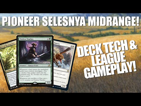 Pioneer Selesnya Midrange! Deck Tech and League Play!