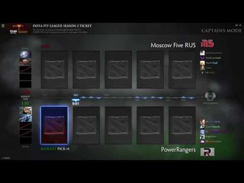 Pit League: S2 - Power Rangers vs Moscow 5 - Game 1 DRAFT ONLY