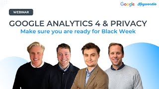 Google Analytics 4 and Privacy , Make sure you are ready for Black Week