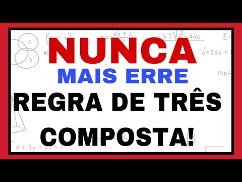 NEVER MAKE A MISTAKE IN THE COMPOUND RULE OF THREE AGAIN!!