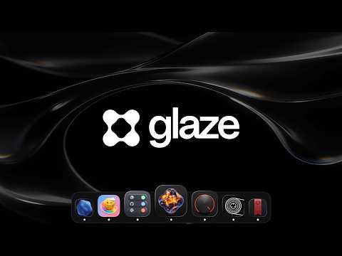 Glaze by Raycast 소개 영상