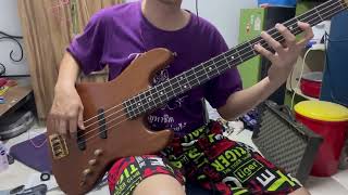 Video thumbnail for Moon jj-4 bass natural walnut 1991 review by gun bassman