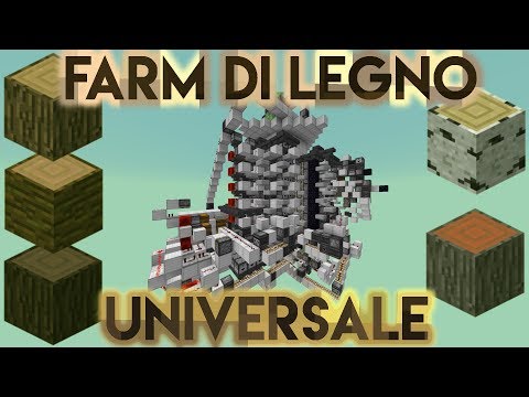 Minecraft: FARM DI LEGNO Universale Automatica AFK - 13.200l/h