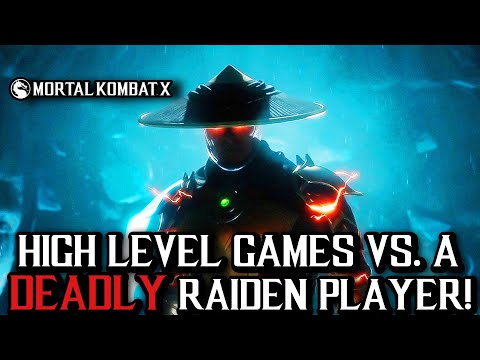 HYPE HIGH LEVEL MATCHES WITH THIS CRAZY RAIDEN PLAYER! | MKX