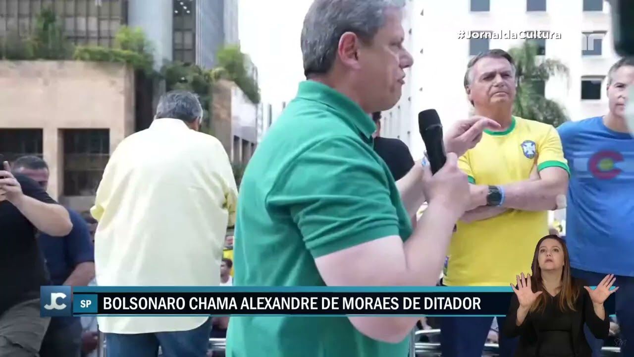 Manifestação em SP: Bolsonaro chama Alexandre de Moraes de ditador