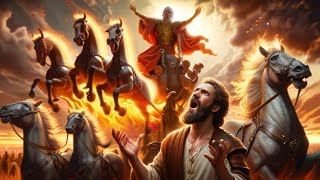 Le Prophète qui fut emmené au ciel sur un char de feu