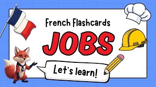 Jobs Vocabulary in French | French Flashcards for Beginners