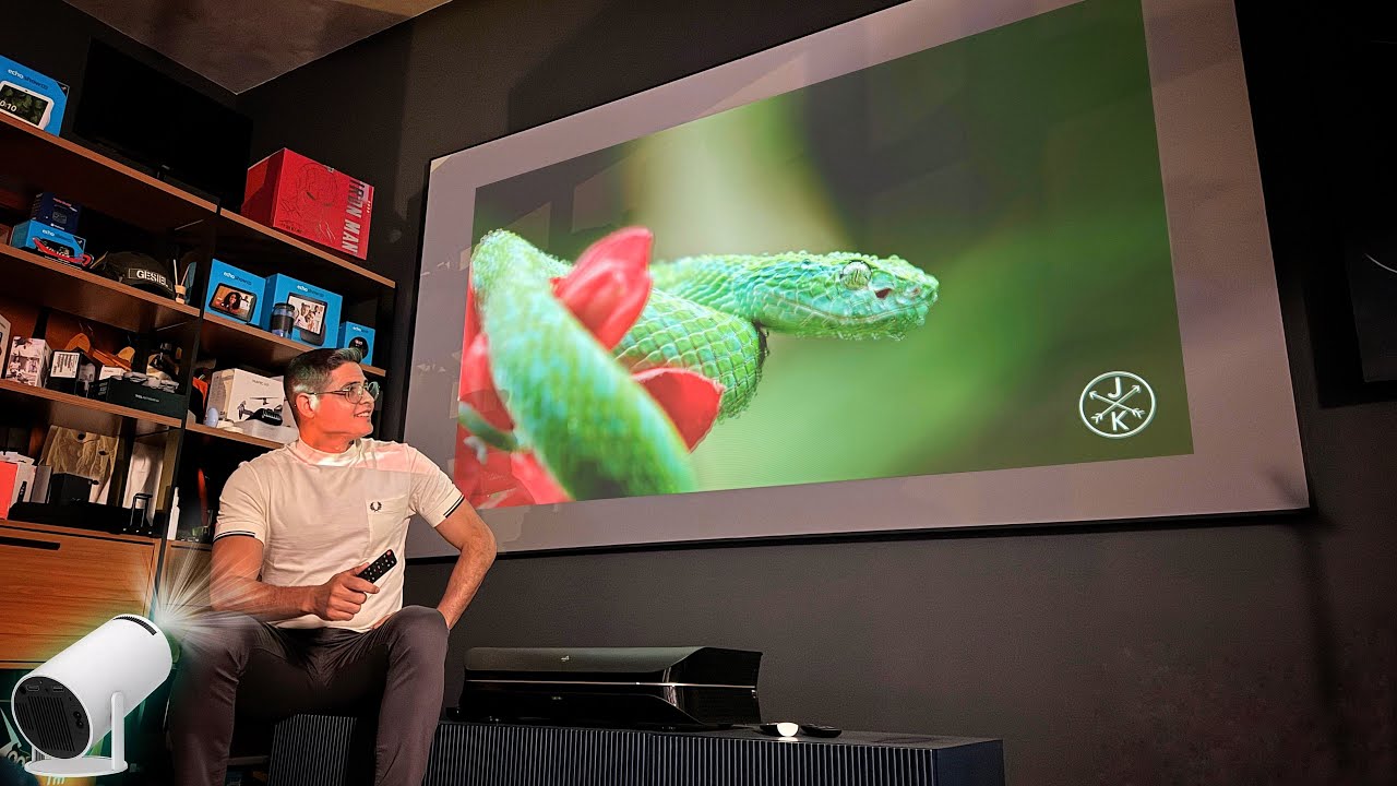 Comprei o MINI PROJETOR de R$250 do Mercado Livre! O mais VENDIDO ATUALMENTE! Unboxing e Impressões