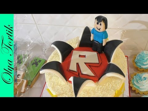 How to level a ROBLOX cake with CREAM CHEESE