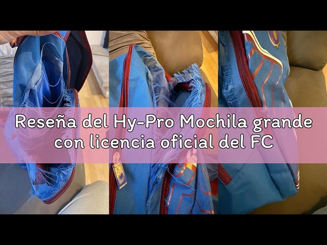 Vídeo relacionado con Hy-Pro Botella de aluminio UV con licencia oficial del Barcelona F.C de 750 ml, popote plegable integrado, acabado neocromático, a prueba de fugas, ligera, sin BPA, Barca