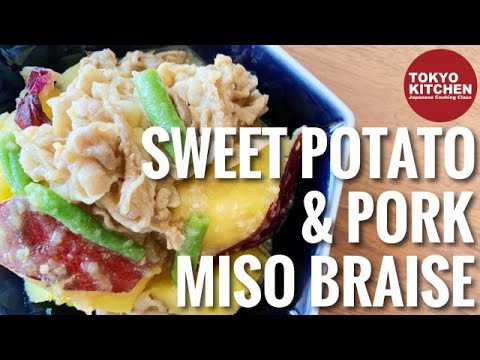 MISO BRAISED SWEET POTATO AND PORK