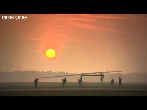 Human-powered Flight with a Pedal-powered Plane - Bang Goes the Theory - BBC One