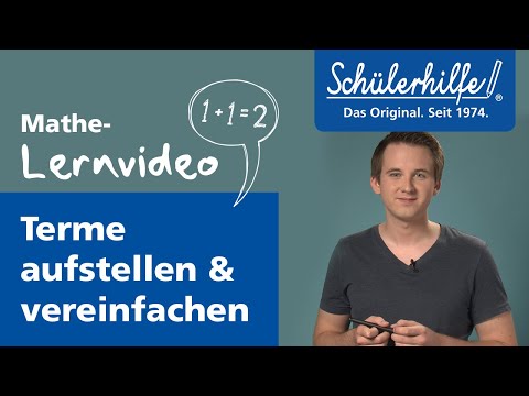 Gleichungen: Terme aufstellen und vereinfachen 🎓 Schülerhilfe Lernvideo Mathe