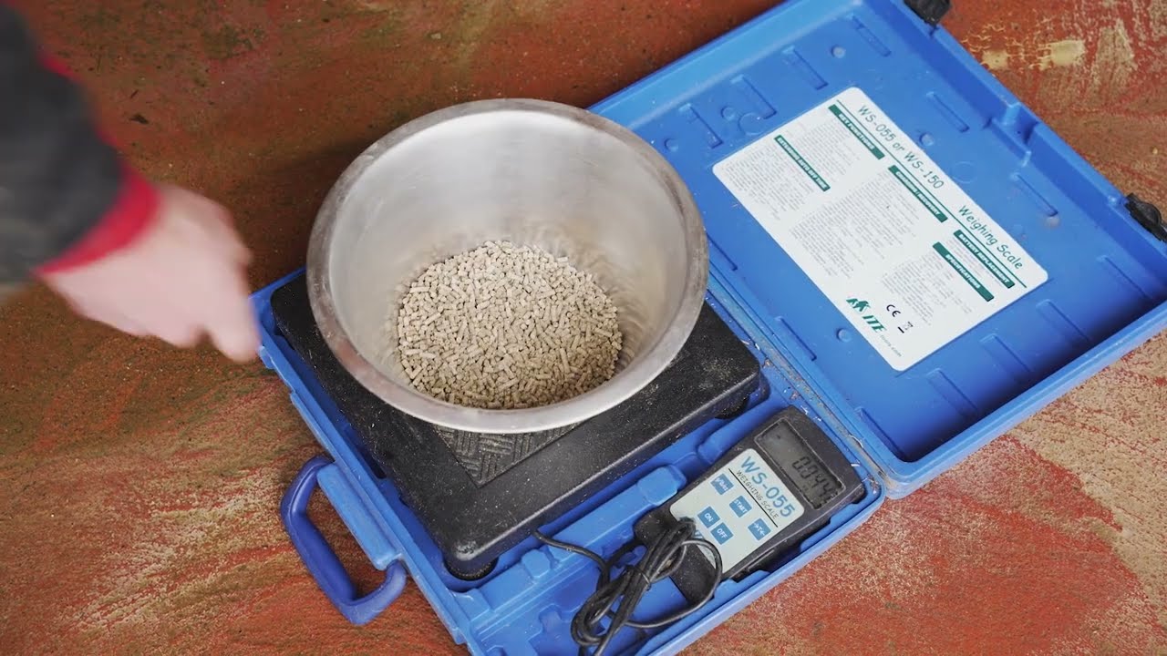 Kraftfôrporsjon kalibrering