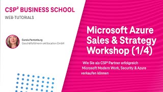 Microsoft Azure Sales & Strategy Workshop – Teil 1