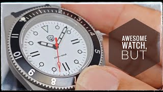 WATCH before you BUY: WatchDives WD1972 white dial full review, you might not like the finishing