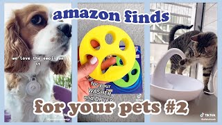 TIKTOK AMAZON FINDS FOR YOUR PETS #2 🐶🐱 Dogs & Cats (w/ links)