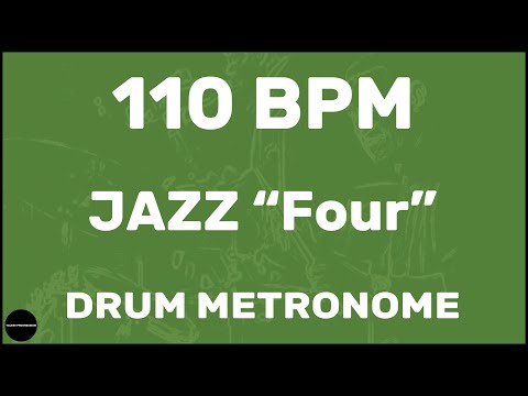 Jazz "Four" | Drum Metronome Loop | 110 BPM