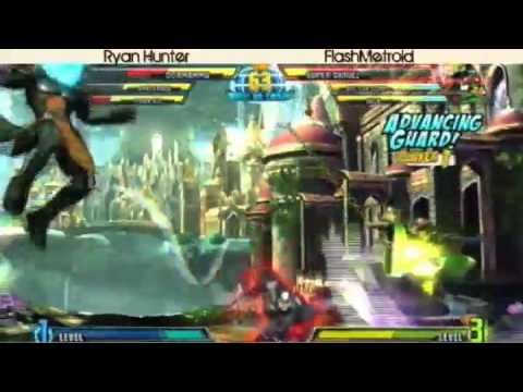 2-28-11 Ryan Hunter (Amaterasu/Hsien-Ko/Dormammu) vs FlashMetroid (Super Skrull/Doom/Hulk) - MvC3