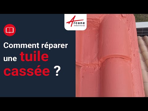 comment reparer tuile cassee