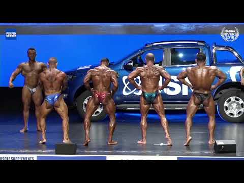 NABBA Mr Universe 2018 Class 2 comparisons