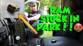 RAM 1500,CHALLENGER, CHARGER,JEEP,DURANGO STUCK IN PARK!!