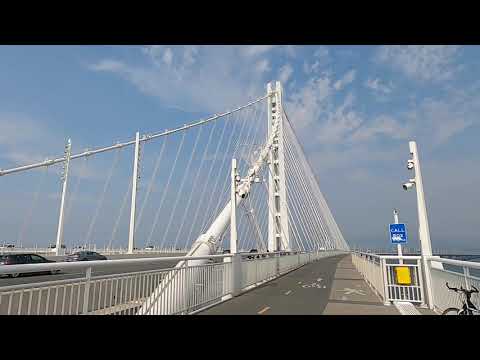 Bay Bridge Bike Trail from Treasure Island to Oakland, CA