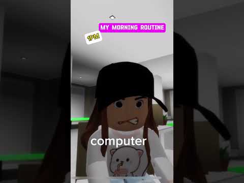 My morning routine in Brookhaven #shorts #roblox