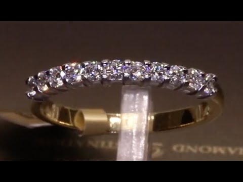 #63222 | T0.33ct | Eleven Stone Round Brilliant Eternity Ring | Set in 18ct Yellow Gold