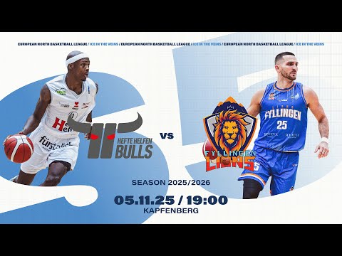 Hefte Helfen Bulls Kapfenberg v Fyllingen Lions | Nov 5, 2025, 7:00 PM | ENBLeague 2025/26