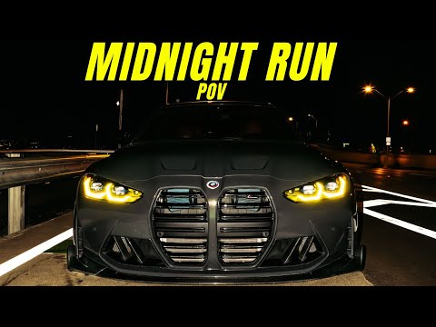 MIDNIGHT RUN – BMW M4 COMPETITION POV DRIVE