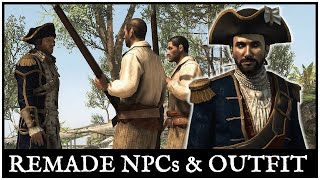 Corsaire du Roy mod - Navy NPCs full remake remastered outfit
