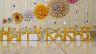 Rakhi celebration | rakshabandhan theme baby photoshoot/ rakhi decoration ideas