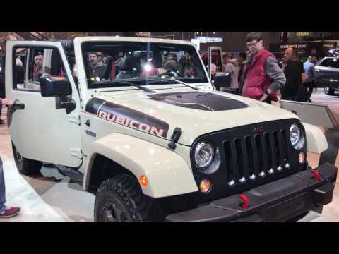 ALL NEW 2017 JEEP WRANGLER UNLIMITED 4 DOOR RUBICON RECON EDITION GOBI PAINT 2017 CHICAGO AUTO SHOW