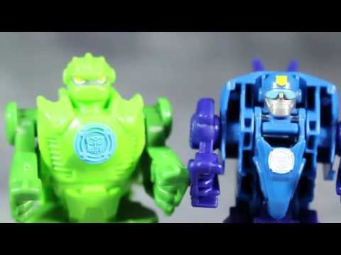 Transformers Rescue Bots Boulder & Chase Rescue Dinobot Figures