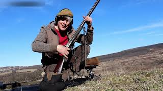 Original long range muzzle loading match rifle at 500 yards