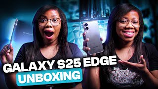 GALAXY S25 EDGE: UNBOXING DO CELULAR MAIS FINO DA SAMSUNG!