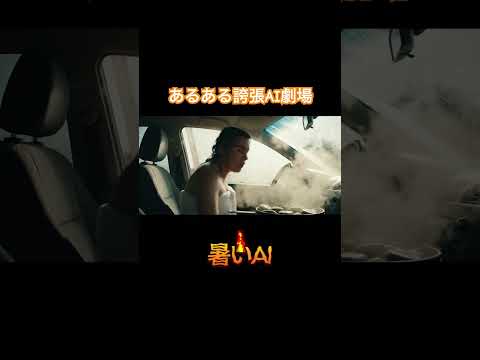 車がサウナになる夏　あるある誇張AI劇場