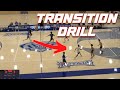 Basketball Defense Transition Drill - 