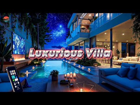 Deep House Music & Chill Vibes: Luxurious Villa Poolside Ambiance