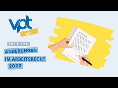 Änderung im Arbeitsrecht 2022
