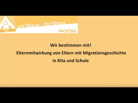 ANE-Online-Fachtag 2021 „Wir bestimmen mit!" Video-Dokumentation
