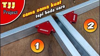Download lagu Trik membuat kusen baja ringan, dua cara menyambung sudut mp3