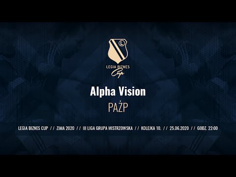 Skrót spotkania Alpha Vision - PAŻP ( Legia Biznes Cup Zima 2020 )