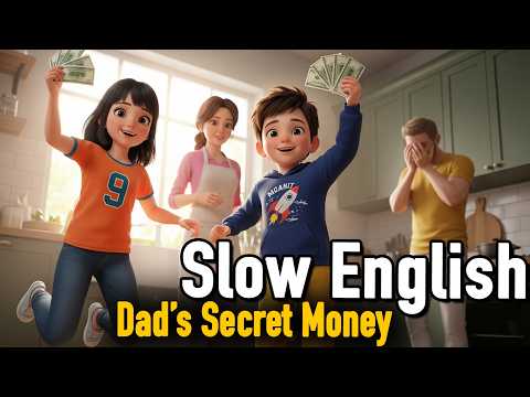 We Found Dad’s Secret Money | Days of My Family | Slow English For Beginners | A1–A2 level