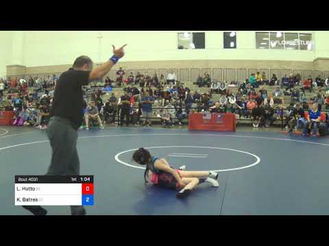 65 Lbs Quarterfinal Lily Hutto Team South Carolina Vs Kayla Batres Team Connecticut