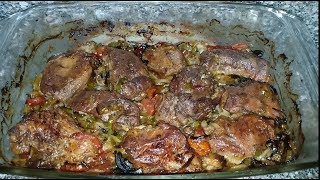اللحمة الخطيرة بالبصل في الفرن بطعم و ريحة اللحمة المشوية مع الشيف ماما
