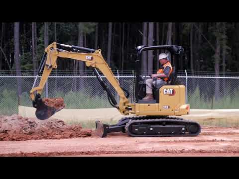 See the new Cat 302.7 CR, 303 CR and 303.5 CR Mini Excavators in action.