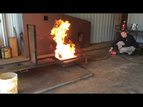 SPA Extreme 3lb Fire Suppression System Test