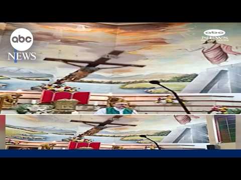 Catholic priest killed by falling cross during livestreamed Mass in Ecuador
